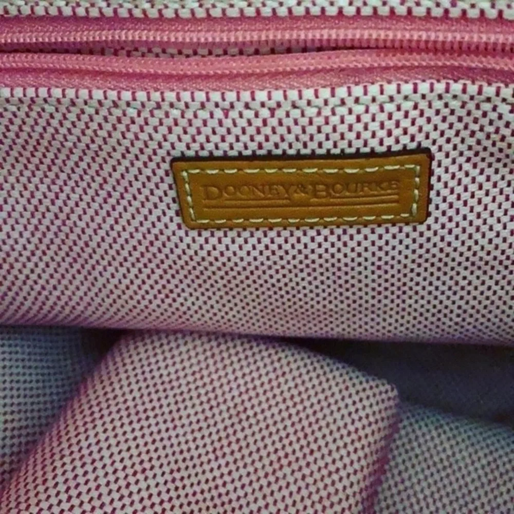 Dooney & Bourke Pink and Brown Shoulder Bag
